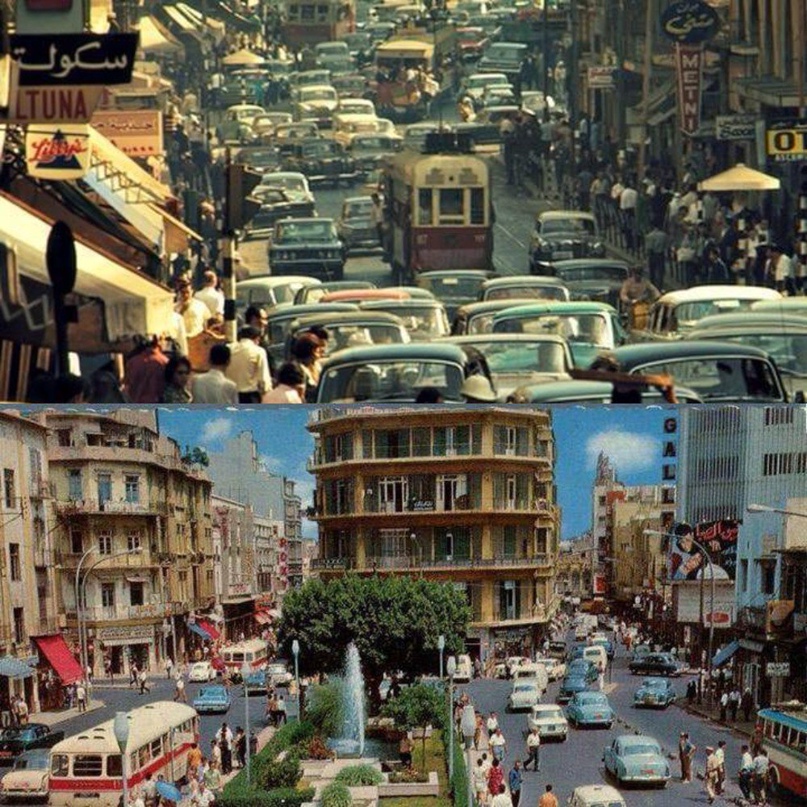 Еще одно фото довоенного Бейрута. Машин на улицах побольше, чем в Москве того времени!